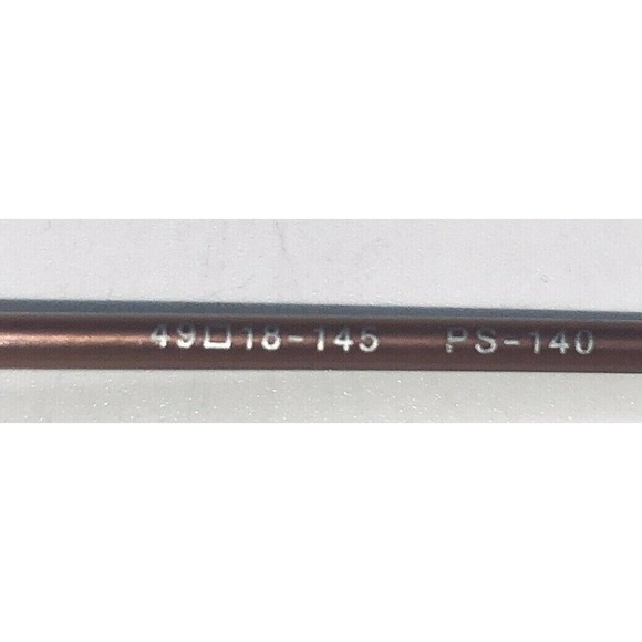 Paul Smith 140 Silver/Pink Oval Eyeglass Frames RARE Made in Italy NEW Old Stock - Picture 5 of 6